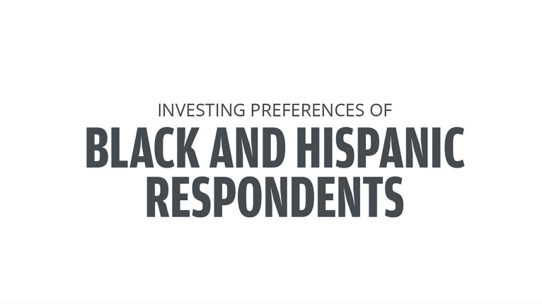 Investing Preferences Of Black And Hispanic Survey Respondents | Chase.com